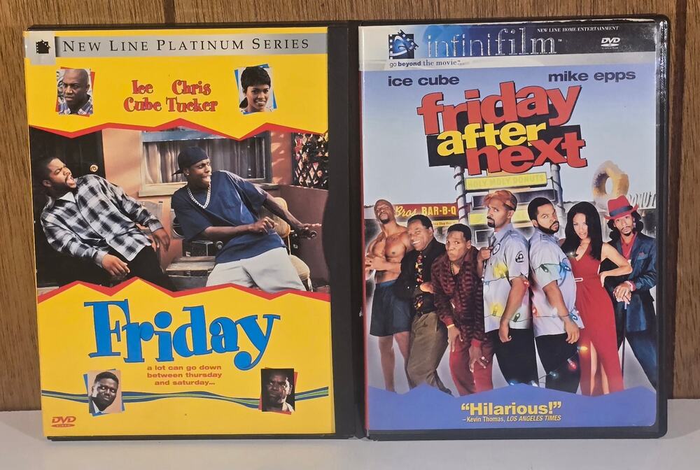 Friday & Friday After Next DVD Lot Ice Cube Chris Tucker Mike Epps